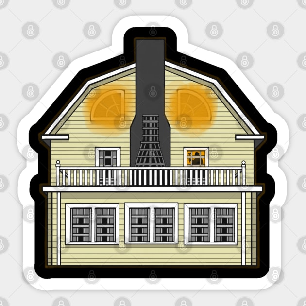 Amityville House Sticker by BludBros